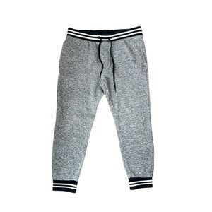 American Eagle Outfitters Gray Joggers with Black and White Trim